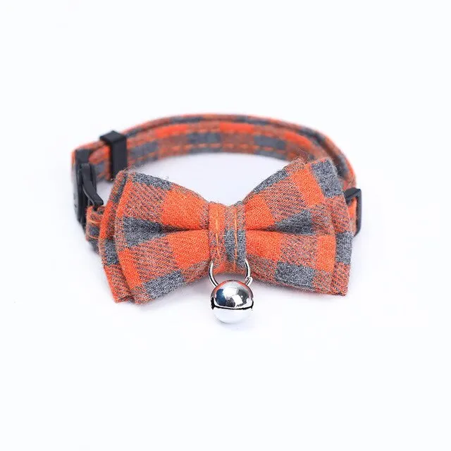 Collier nœud papillon pour chat chic