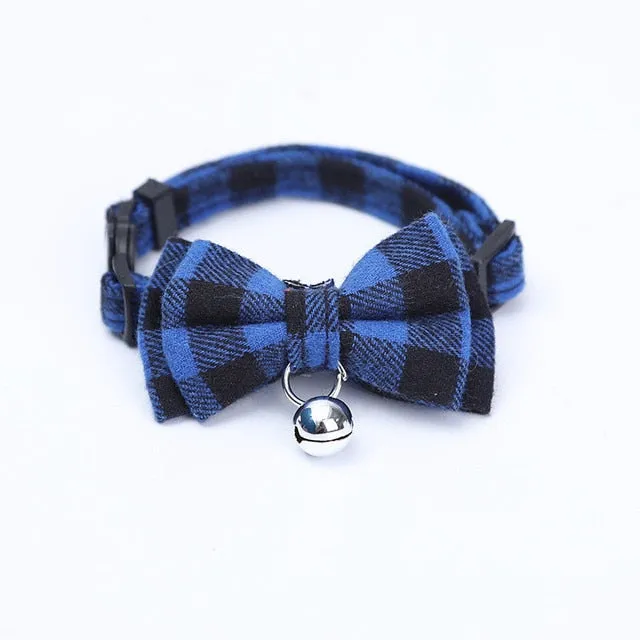 Collier nœud papillon pour chat chic