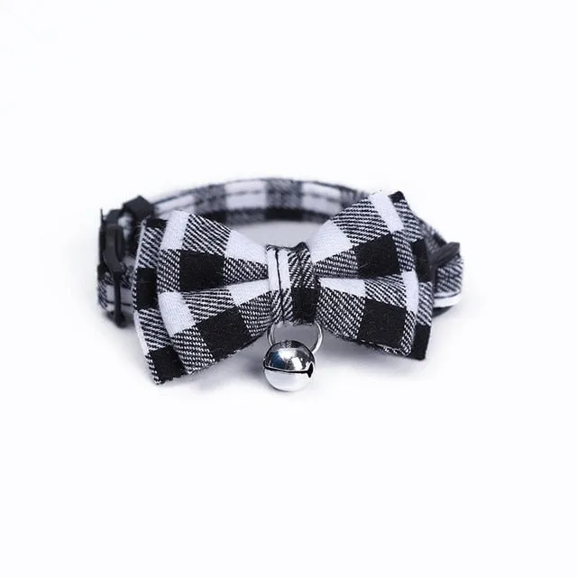 Collier nœud papillon pour chat chic
