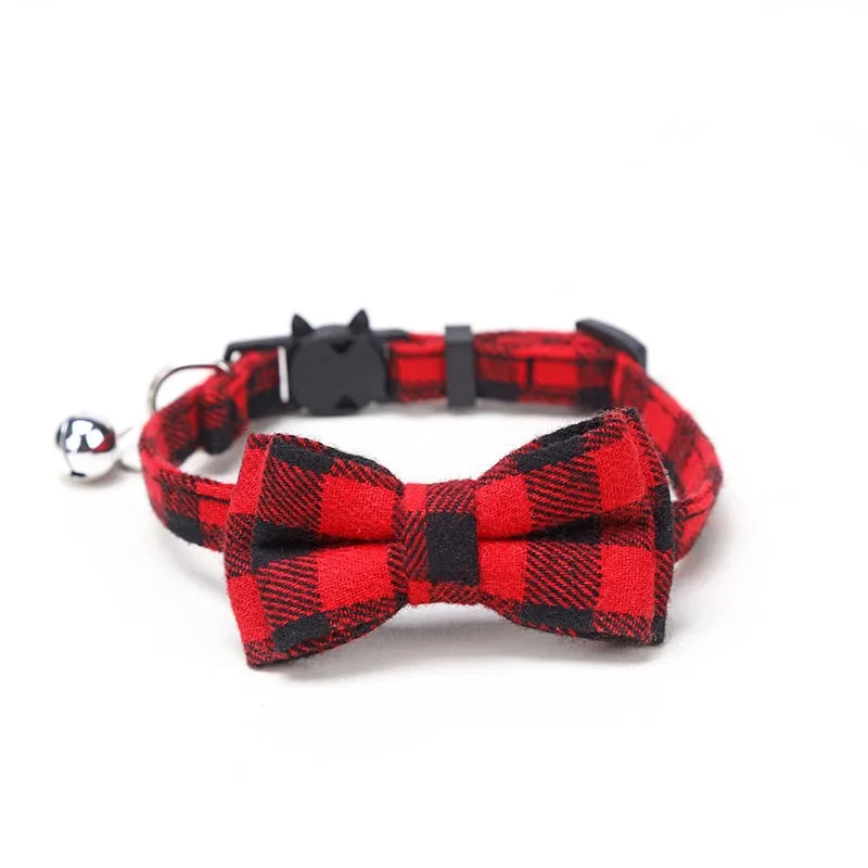 Collier nœud papillon pour chat chic