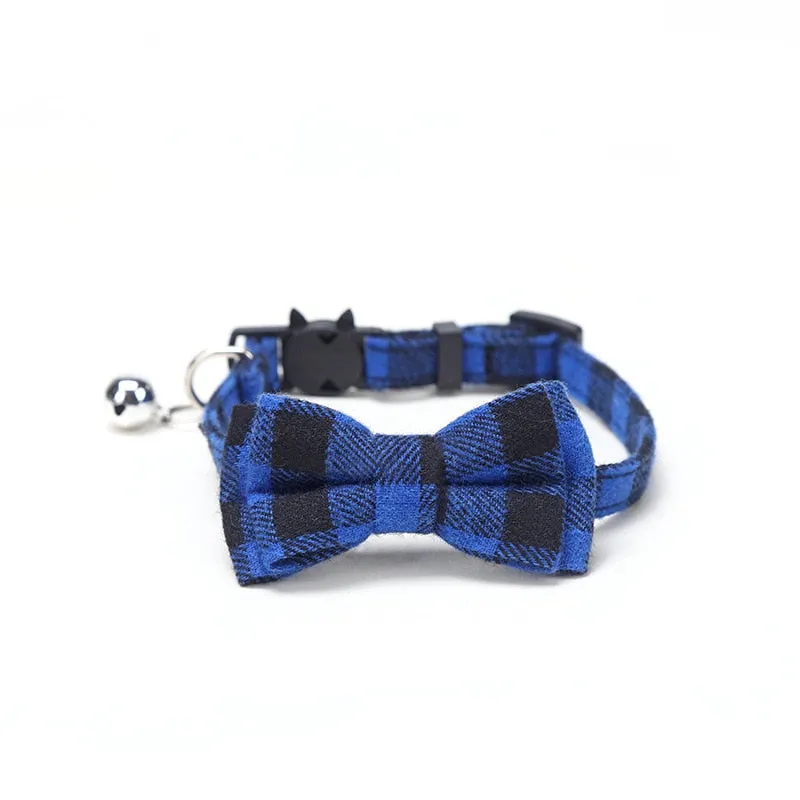 Collier nœud papillon pour chat chic