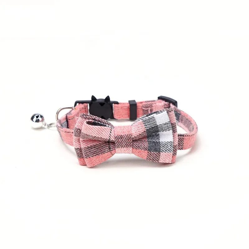 Collier nœud papillon pour chat chic