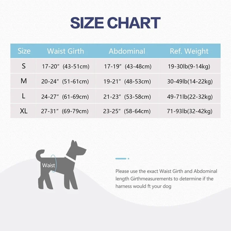 Harnais de reeducation pour chien