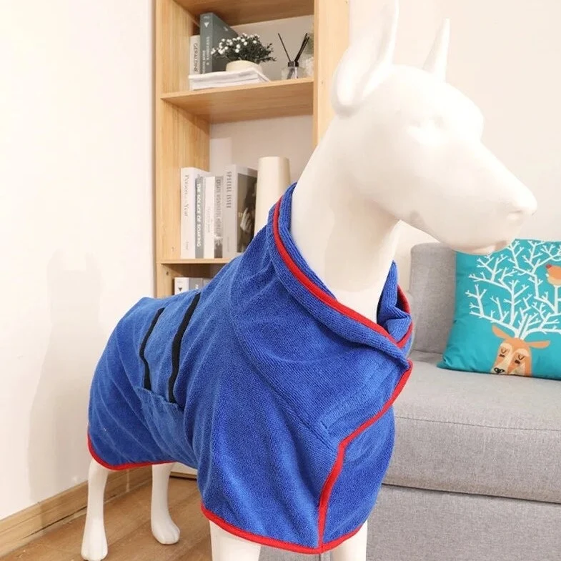 Peignoir pour chien super absorbant