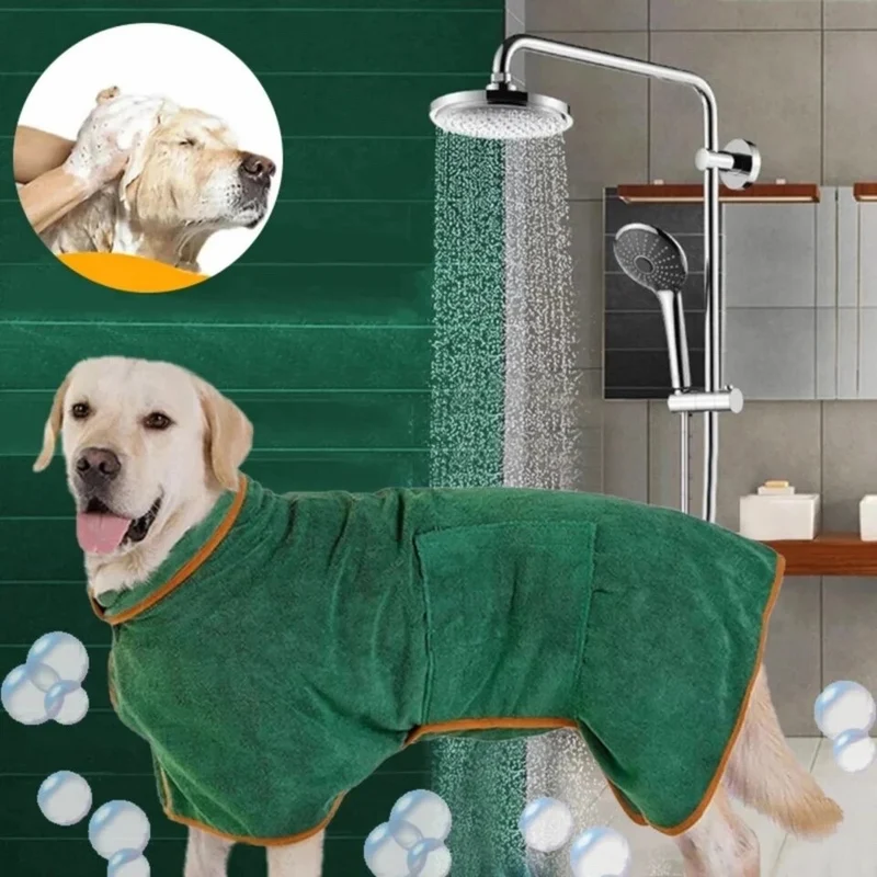 Peignoir pour chien super absorbant