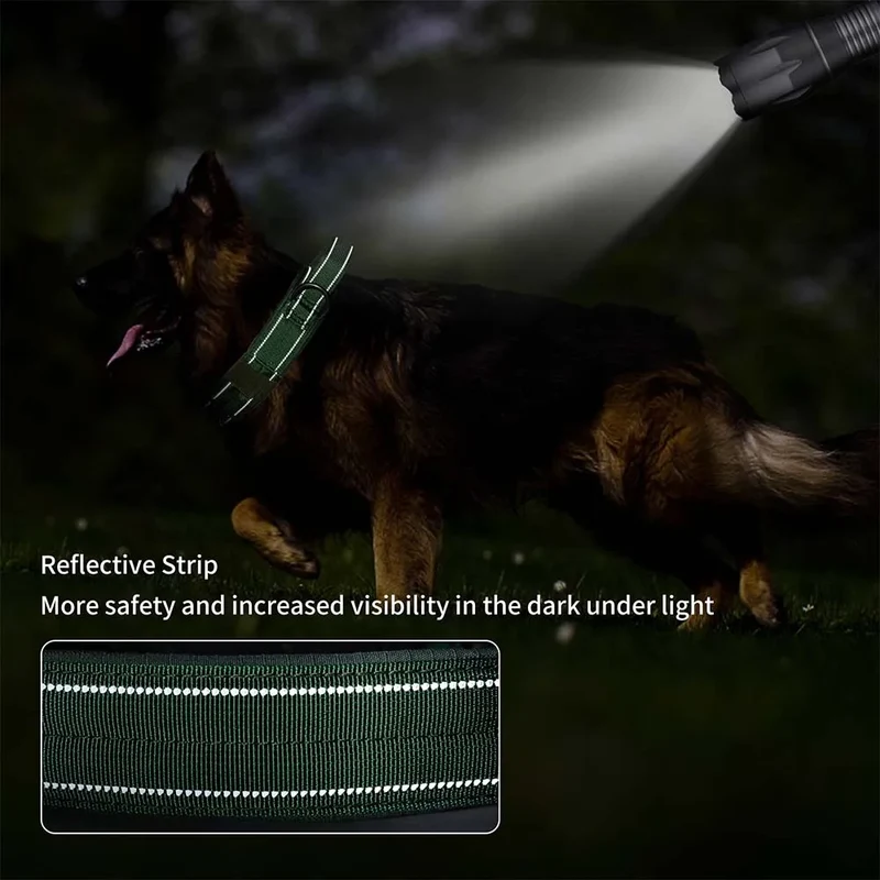 Collier Tactique Militaire Poignée Gros Chien