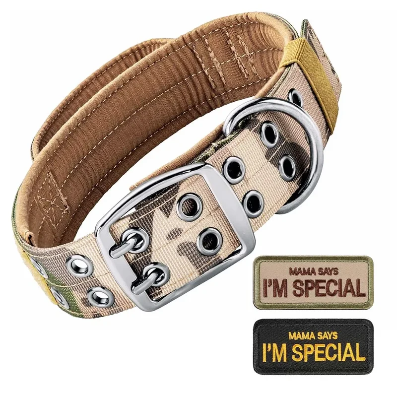 Collier Tactique Militaire Poignée Gros Chien