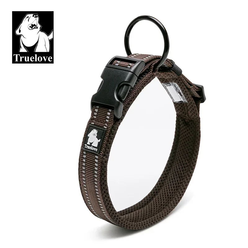 Collier Maille Nylon Réfléchissant Gros Chien