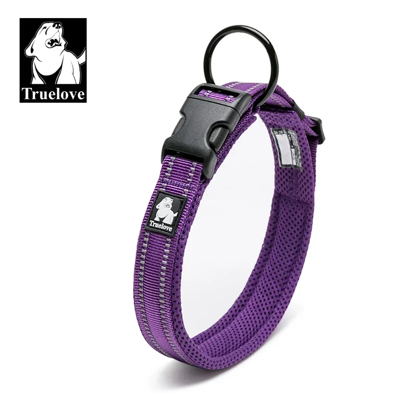 Collier Maille Nylon Réfléchissant Gros Chien