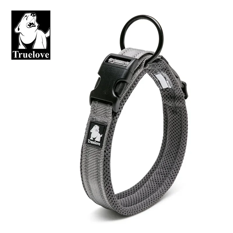 Collier Maille Nylon Réfléchissant Gros Chien