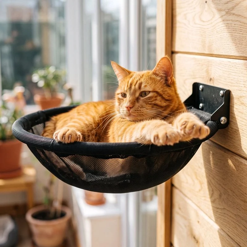 Hamac chat Mur | Confort Douillet