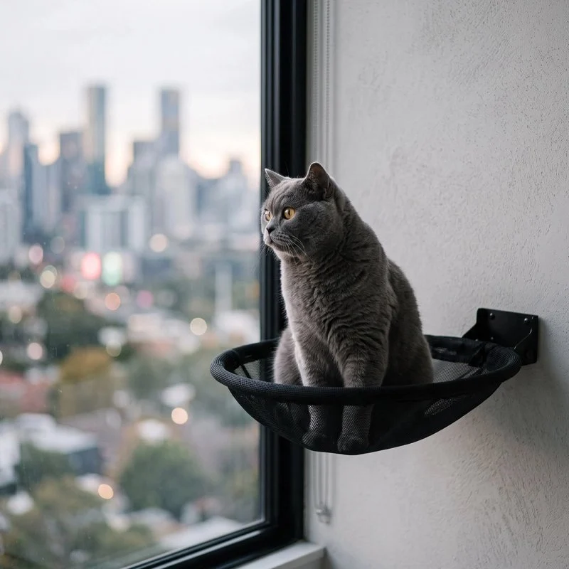 Hamac chat Mur | Confort Douillet