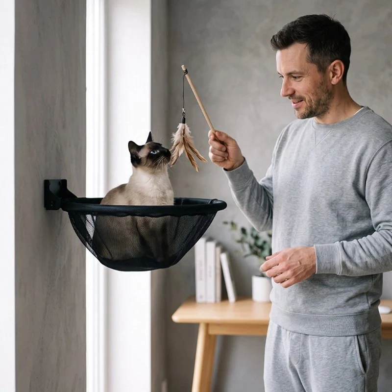 Hamac chat Mur | Confort Douillet