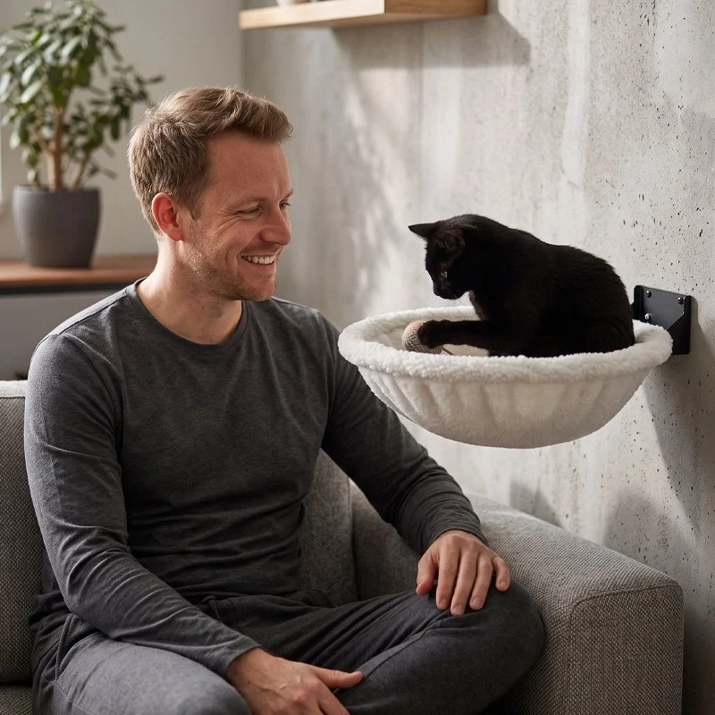 Hamac chat Mur | Confort Douillet