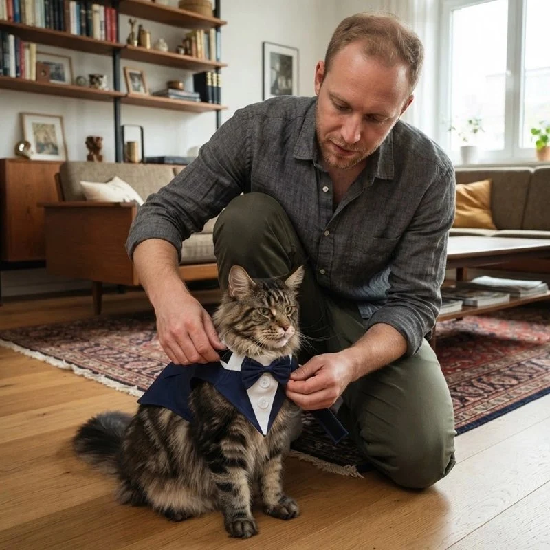 Déguisement pour Chat | Smoking Élégant