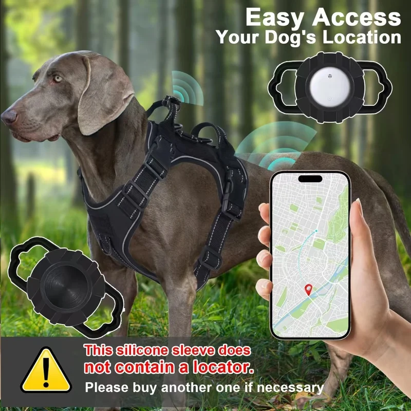 Harnais chien avec gps