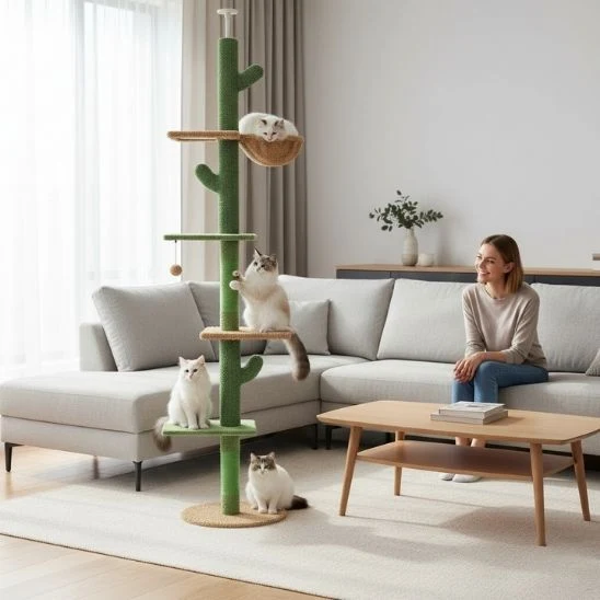 ARBRE A CHAT PLAFOND | La Cime du Cactus
