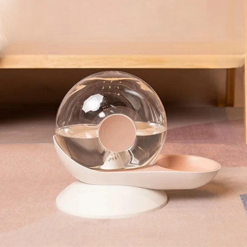 Fontaine à eau chat sans électricité - Design Escargot