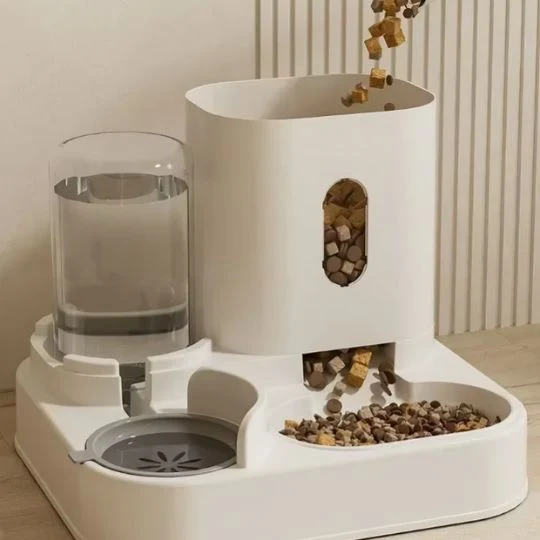 Distributeur automatique de croquettes pour chat - Avec Réservoir d'eau