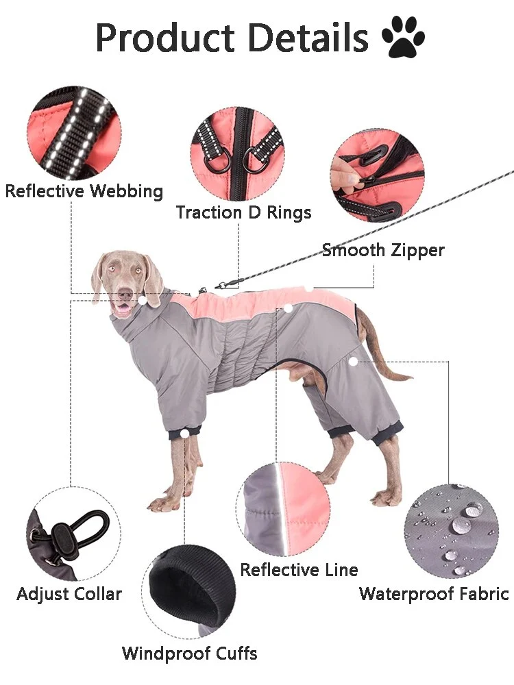 Imperméable pour chien de chasse