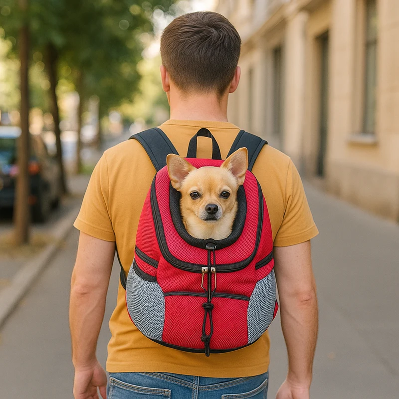 Sac à Dos Transport Chien 12 kg Ventilé