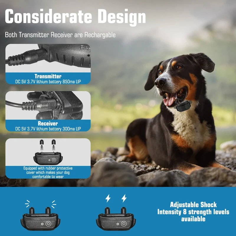 Clôture Sans Fil Rechargeable Gros Chien