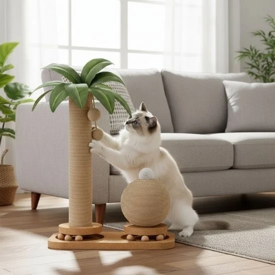 ARBRE A CHAT PALMIER TROPICAL