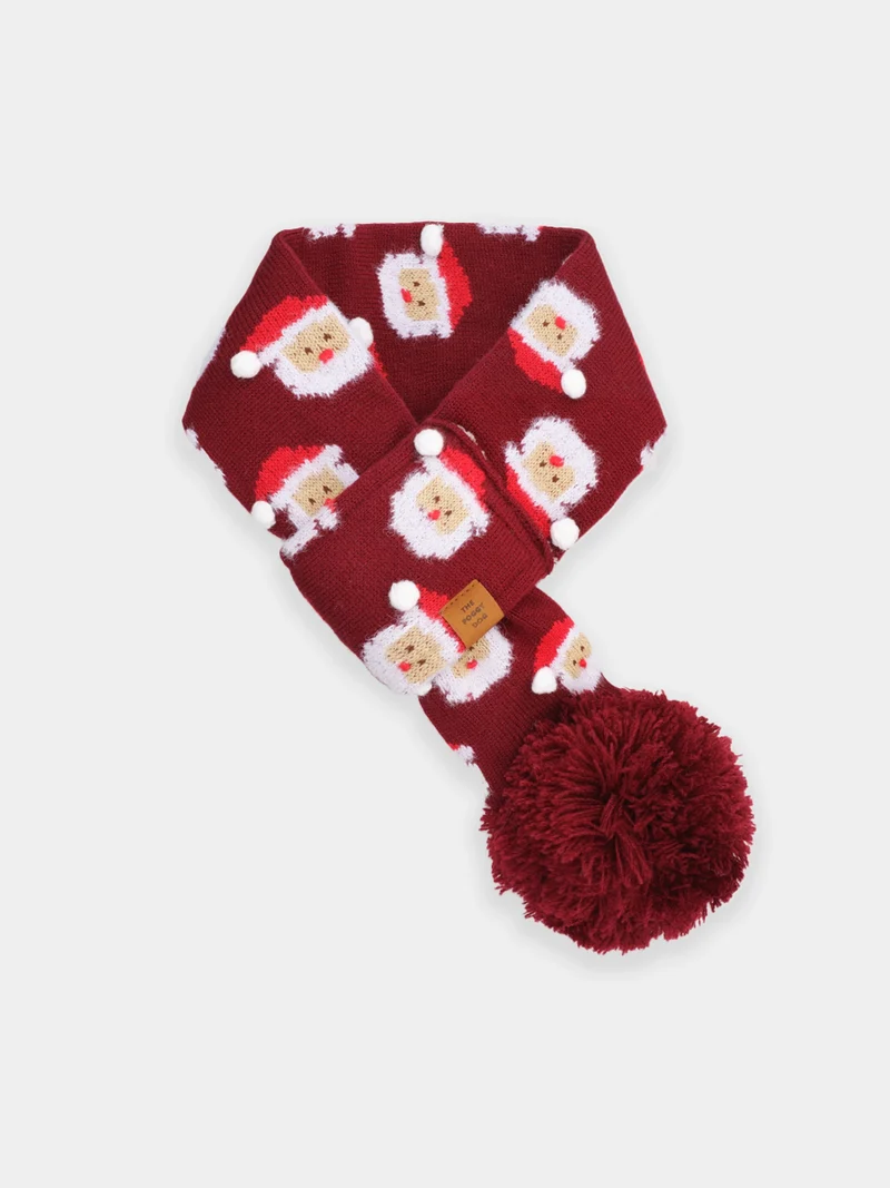 Echarpe de Noel pour chien - Père Noël 🎅🏻 Ho Ho Ho! - The Foggy Dog