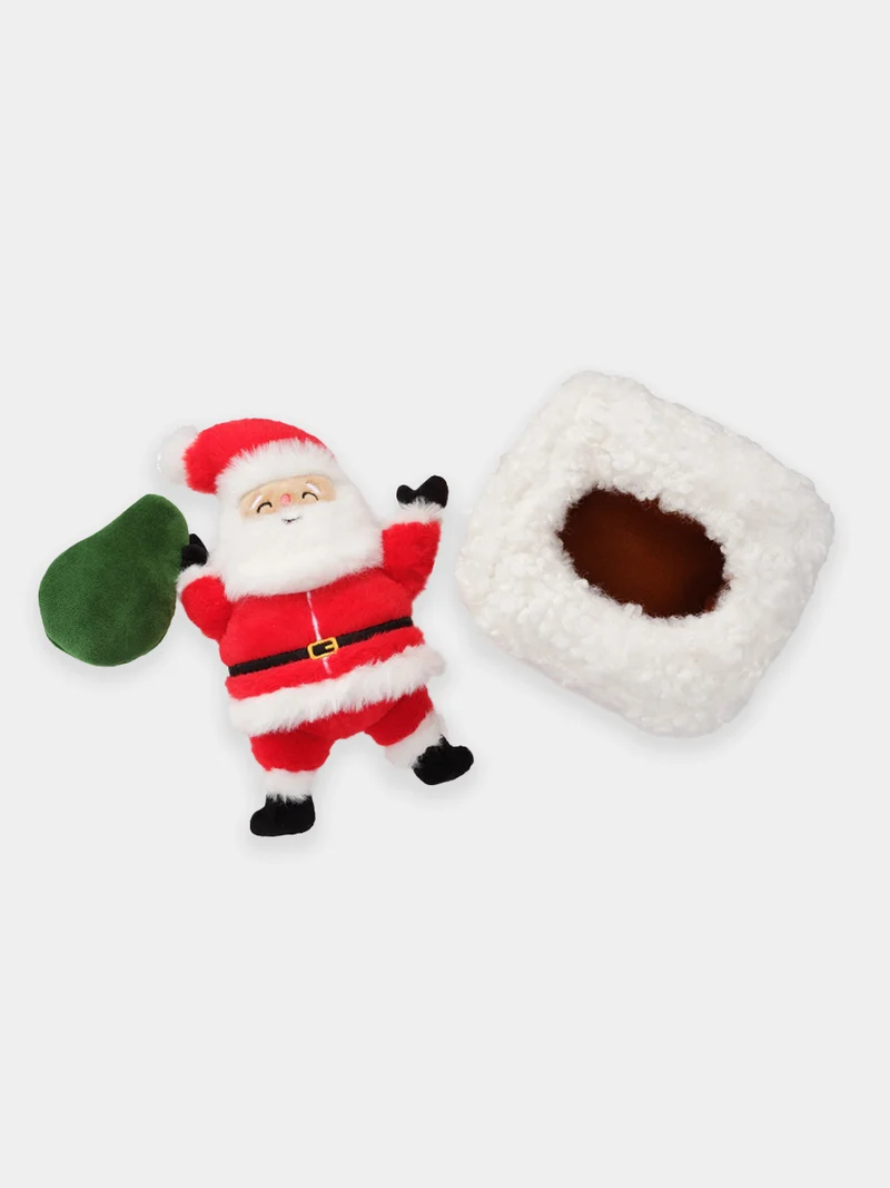 Peluche de Noël pour chien - Père Noël 🎅🏻 - The Foggy Dog