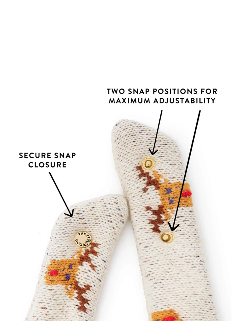 Bandana pour chien en tricot - Reindeer 🦌 - The Foggy Dog
