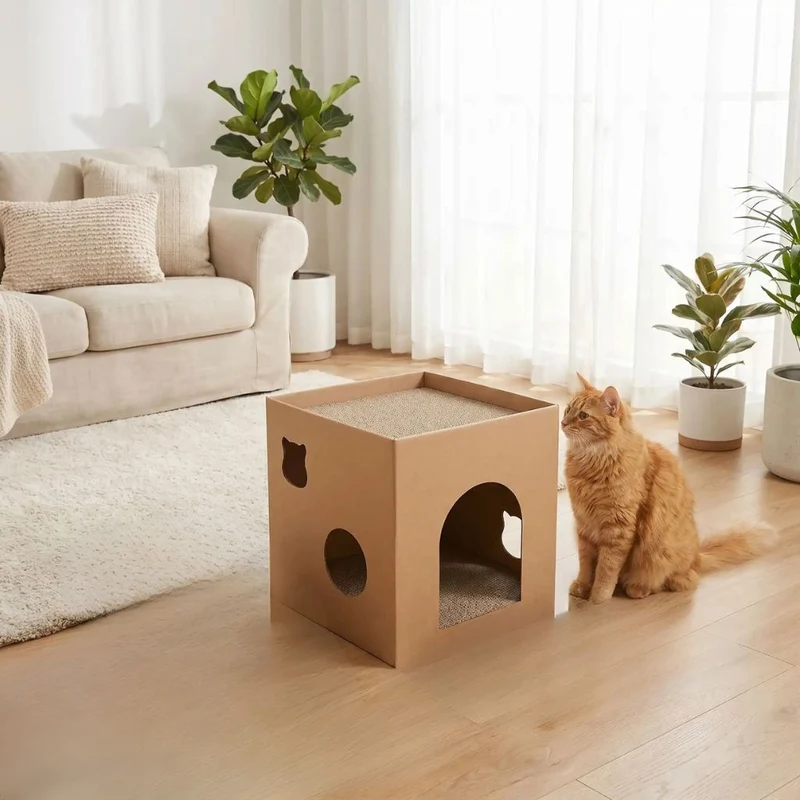 Griffoir carton pour chat - CatBox