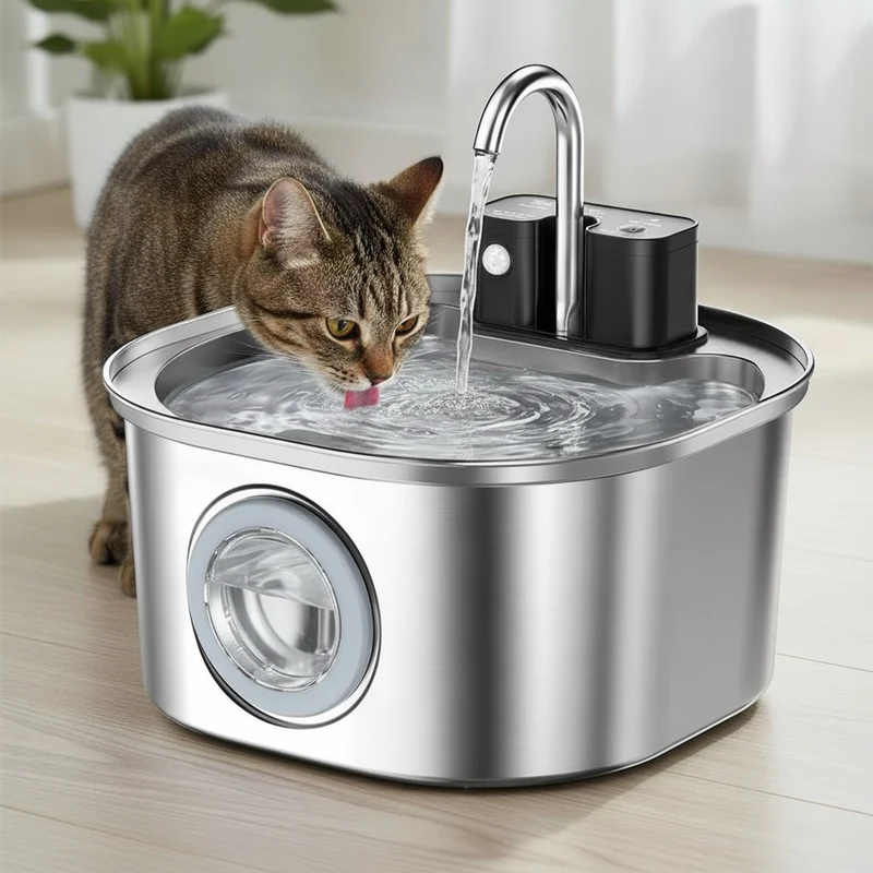 Filtre fontaine à eau pour chat
