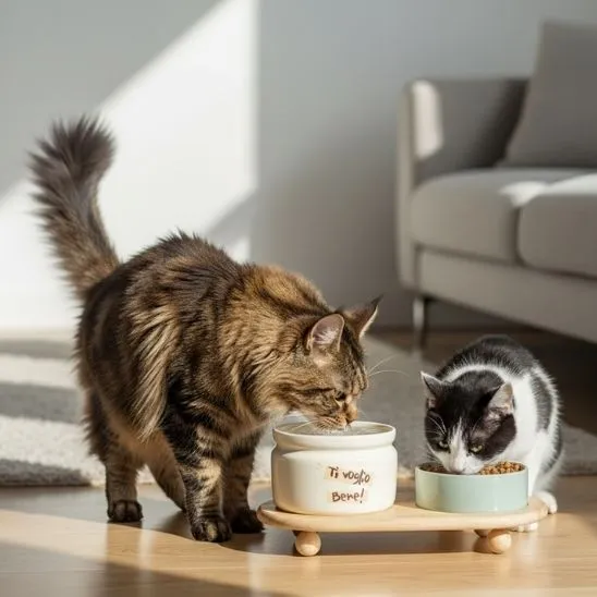 FONTAINE CHAT CERAMIQUE | Duo Céram’Fraîcheur