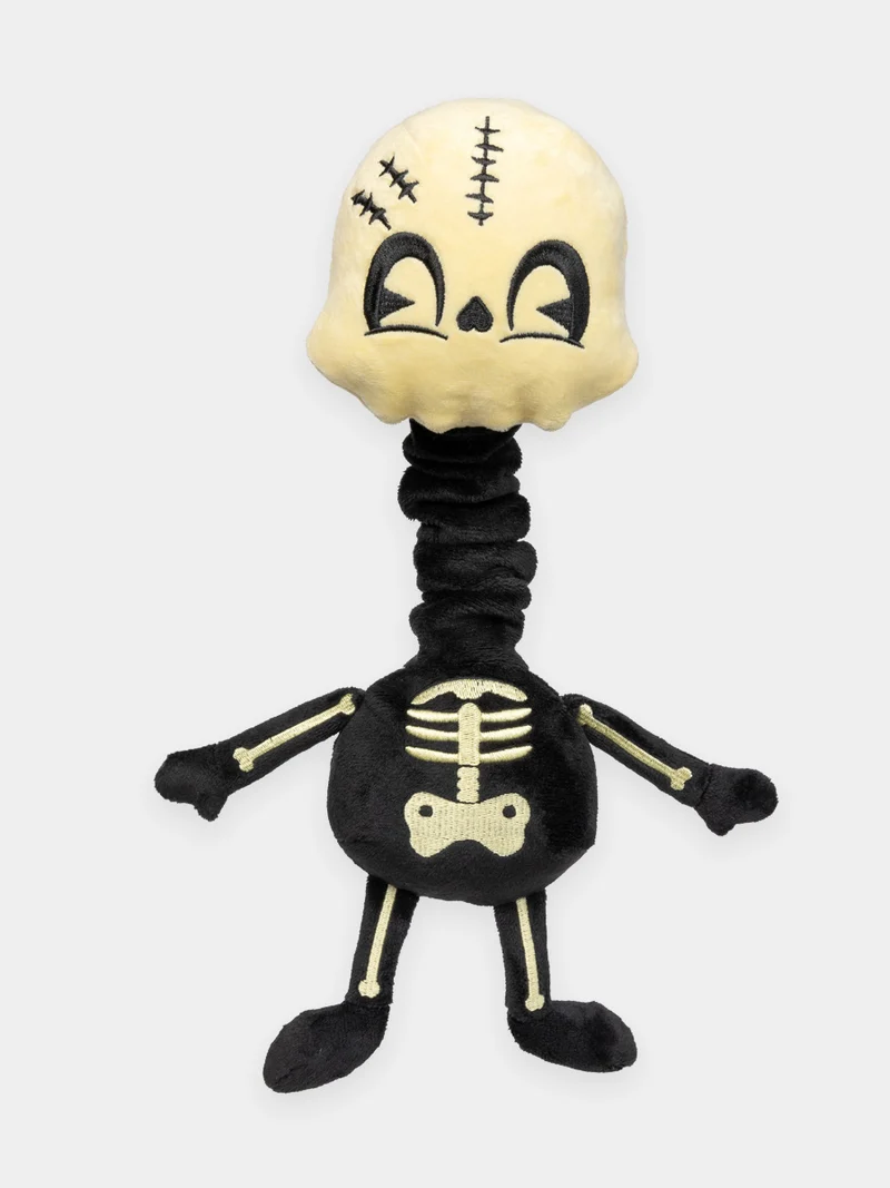 Peluche d'halloween pour chien - Squelette étirable 💀 - FuzzYard