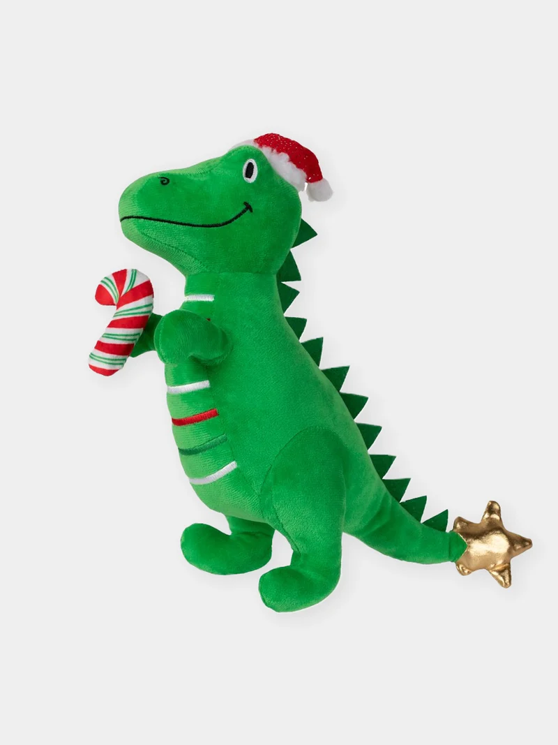 Peluche de Noël pour chien - Dino-santa 🦖🎅 - Fringe Petshop