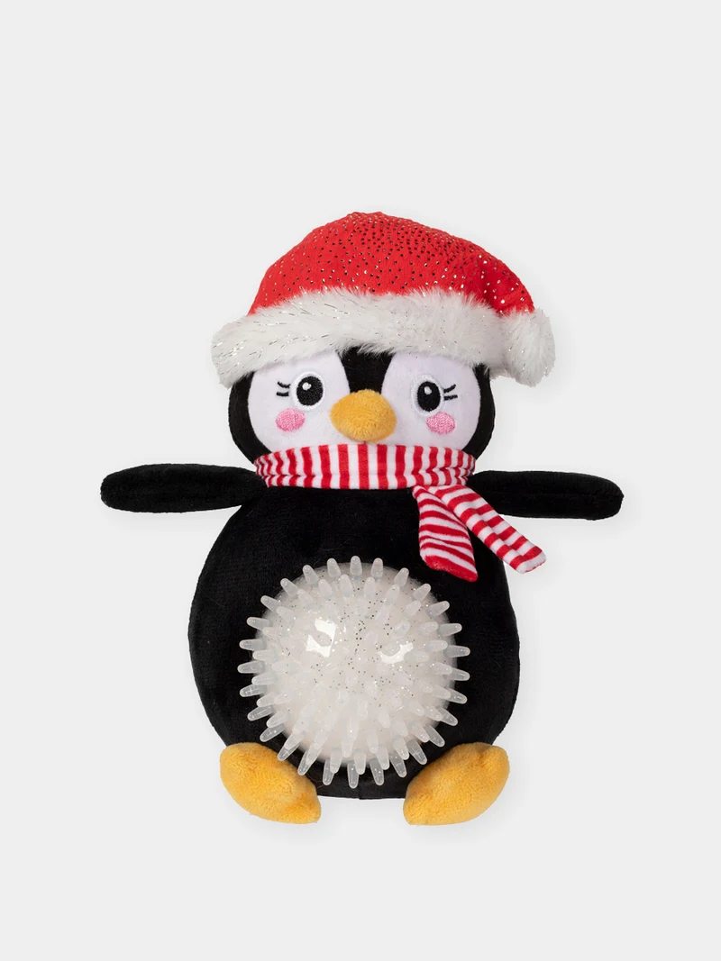 Peluche pour chien - Pingouin avec ventre à picots 🐧 - Fringe Petshop