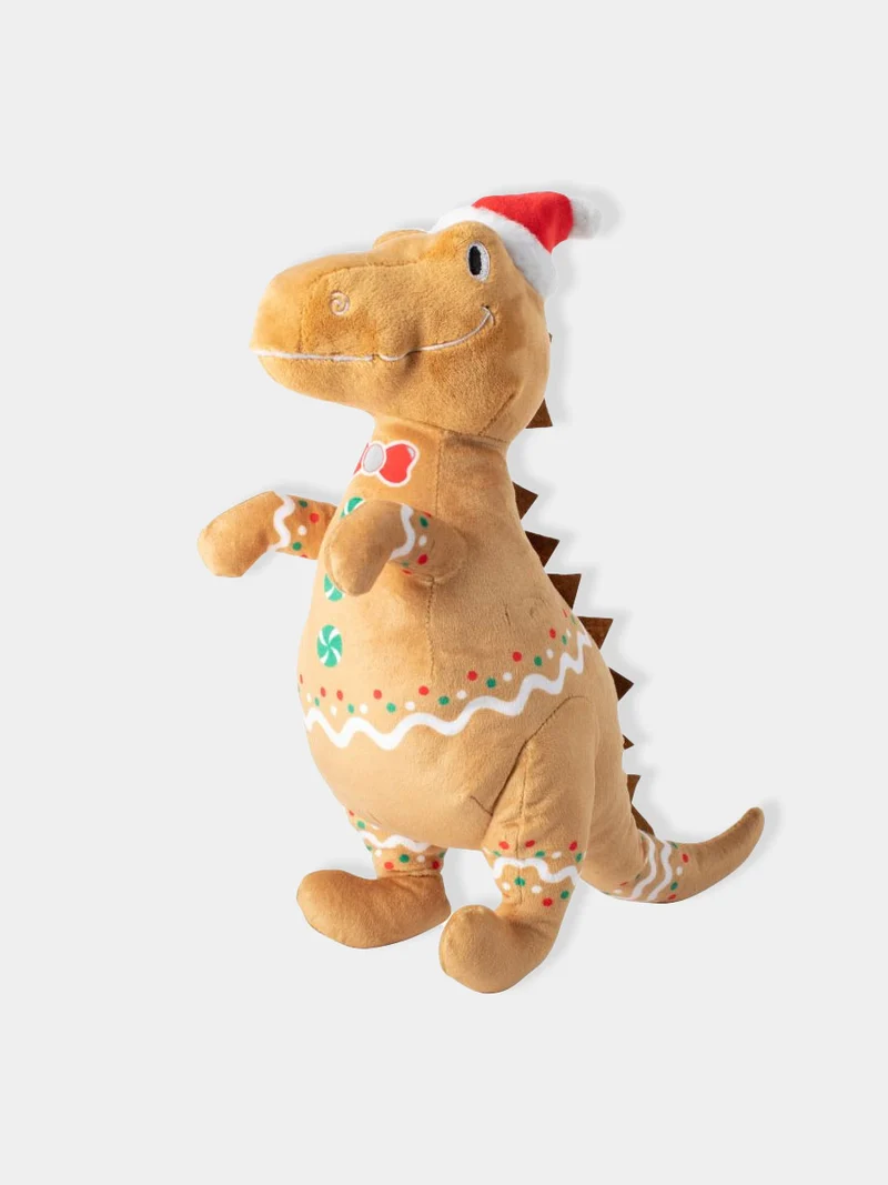 Peluche de Noël pour chien - Cookie-saurus 🦖🍪 - Fringe Petshop