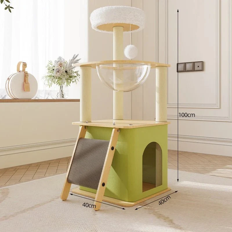 Arbre à chat Linea 100 - Compact et stable | FelinoHome
