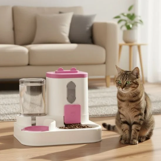 Distributeur croquette eau chat | Harmonie Aqua-Croq
