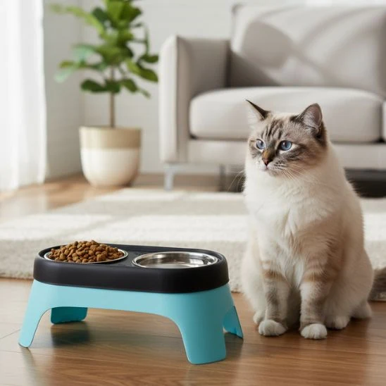 Gamelle Chat surélevée | Minou Mange Haut