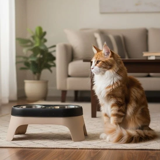 Gamelle Chat surélevée | Minou Mange Haut