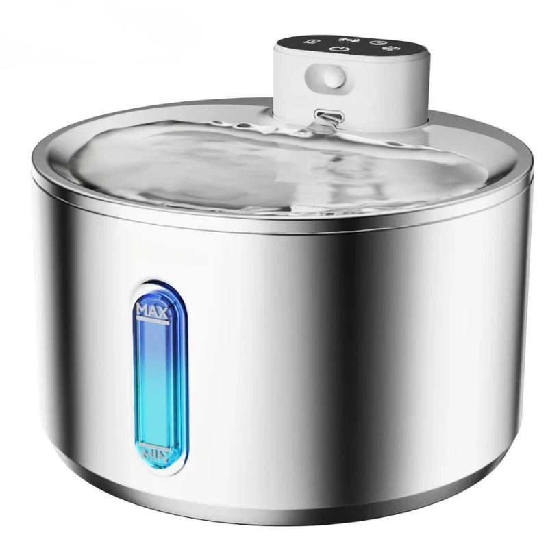 Fontaine à eau chat sans électricité 4L rechargeable - HydraMajesté™