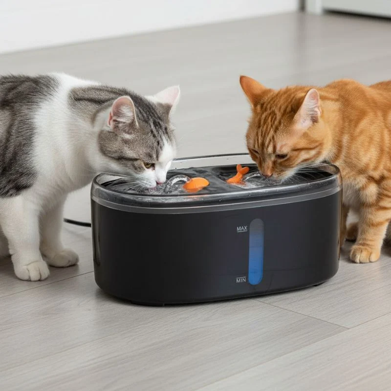 FONTAINE A EAU CHAT AVEC FILTRE - BALEINE