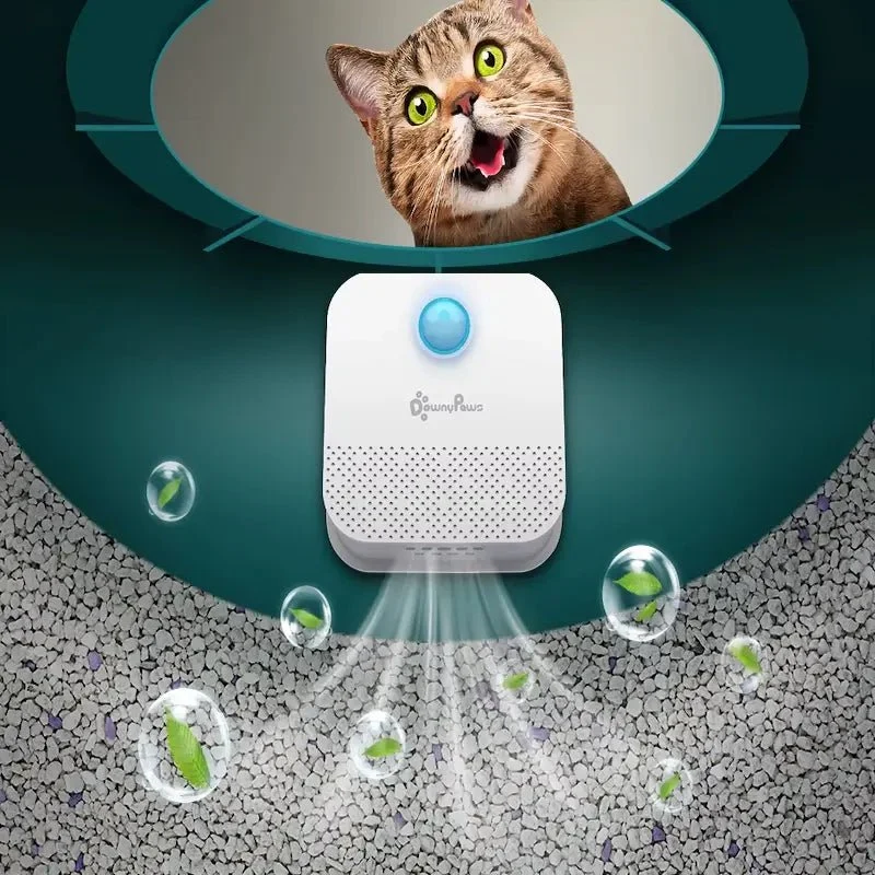 Purificateur air chat - Stop odeurs litière | DownyPaws