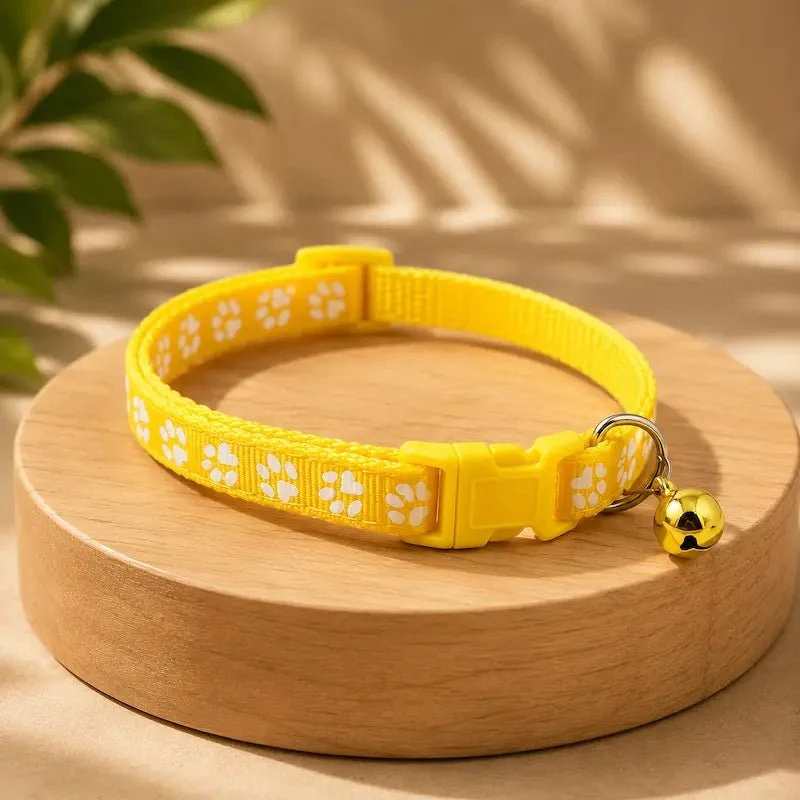 Collier chat motif coloré - Léger et réglable | PawColor