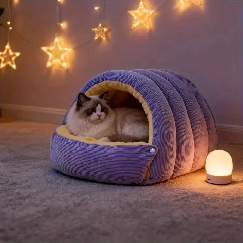 Panier chat hiver chaud - Nid douillet | SnuggleCat