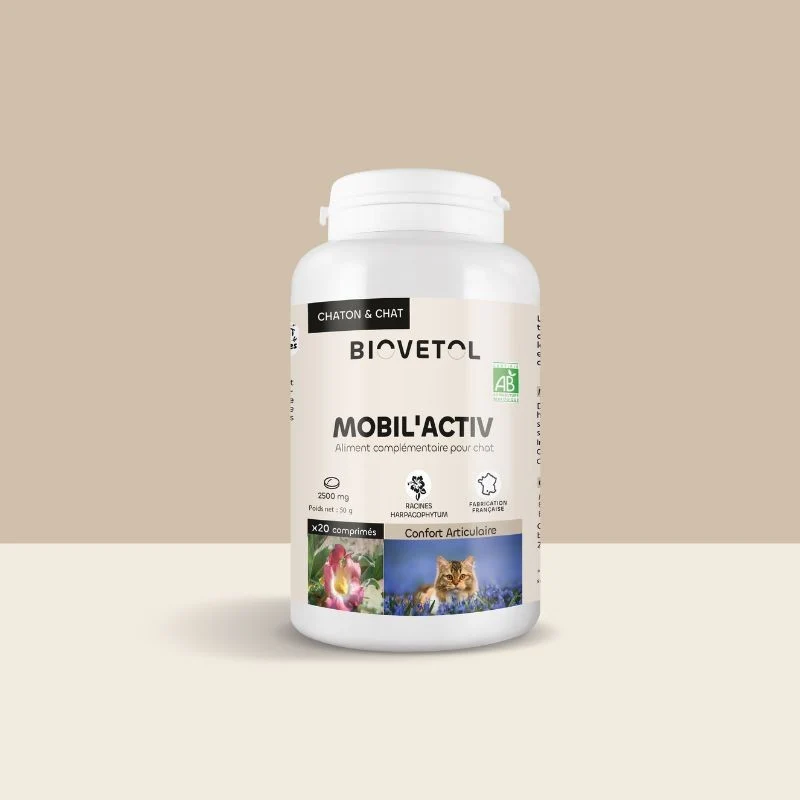 Comprimés MOBIL'ACTIV chat Biovetol