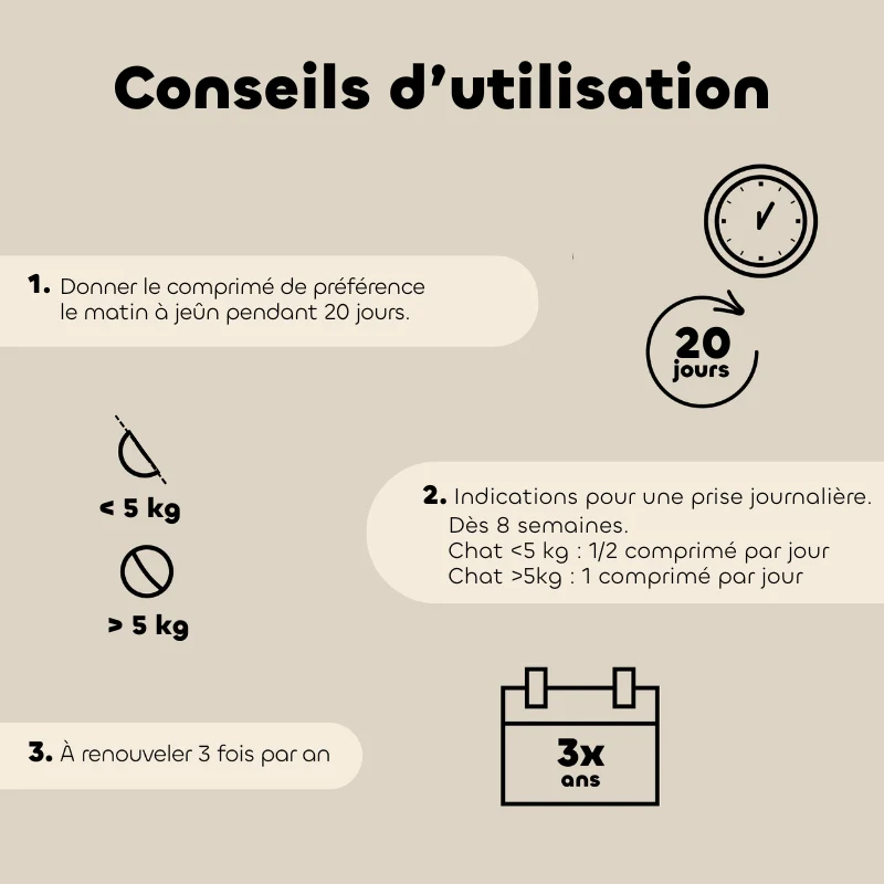 Comprimés MOBIL'ACTIV chat Biovetol
