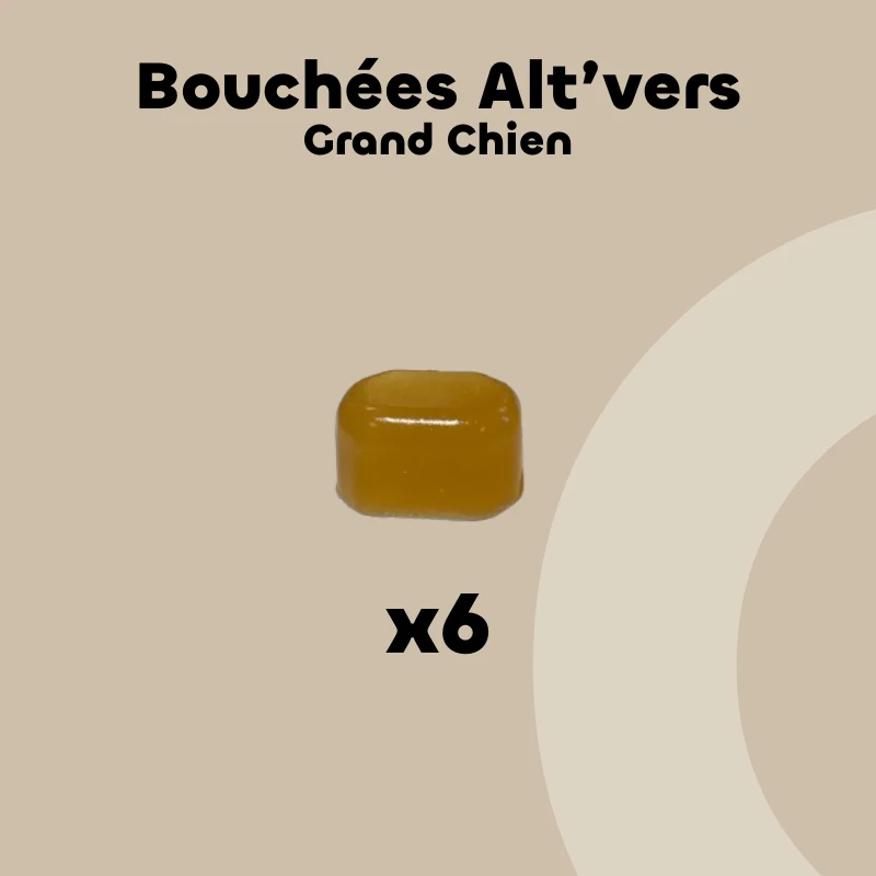 Bouchées ALT'VERS vermifuge grand chien - Biovetol