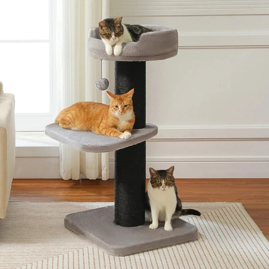 Arbre a chat avec poteau griffoir